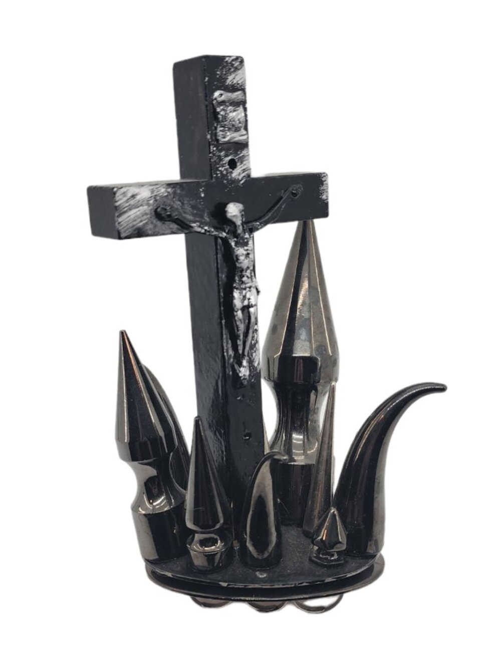 GASOLINE GLAMOUR JUDAS SPIKE RING✞✟♠️ - Picture 6 of 10